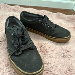 Vans Men's Black and Brown Sneakers